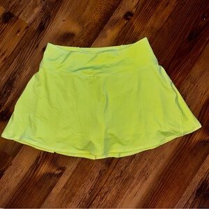 Kyodan Neon Bright Yellow Skater Skort M